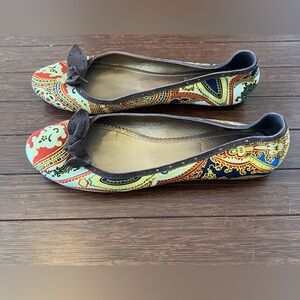 J. Crew Lucia Printed Ballet Flats
Roasted Pumpkin size 8.5 made in Italy